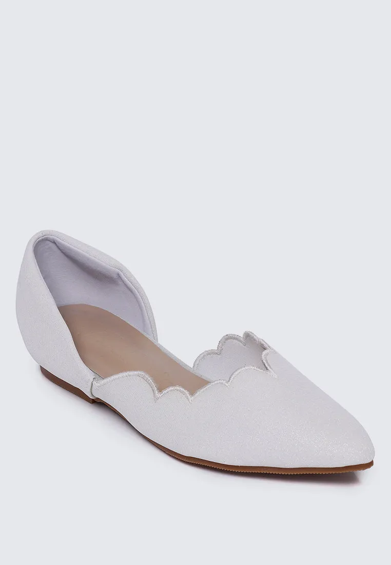 Wanisha Comfy Ballerina In Ivory