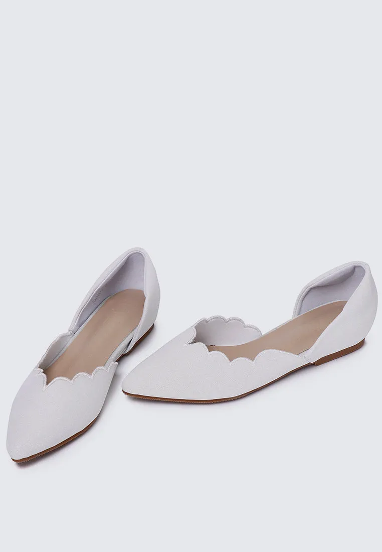 Wanisha Comfy Ballerina In Ivory