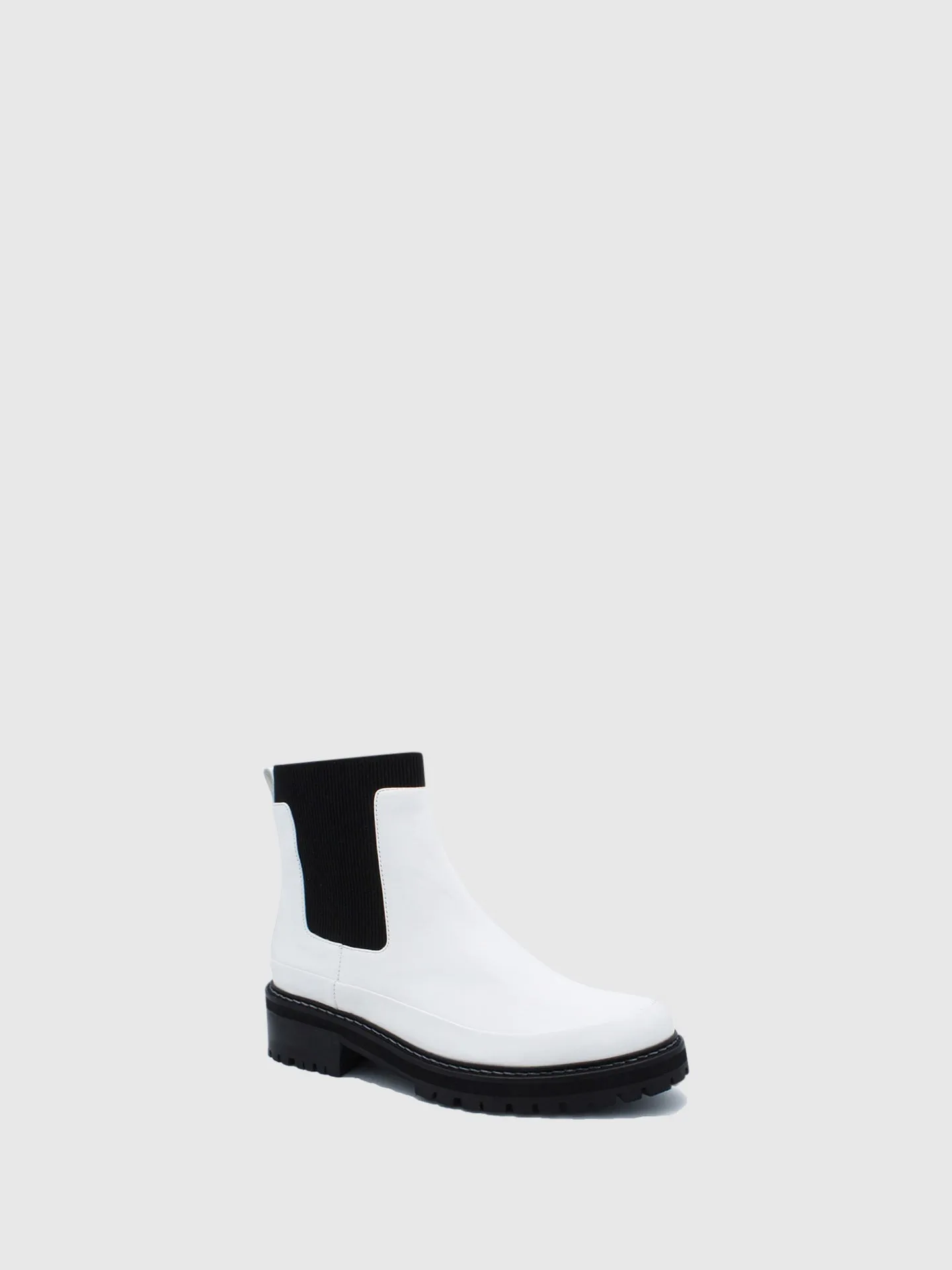 White Chelsea Boots