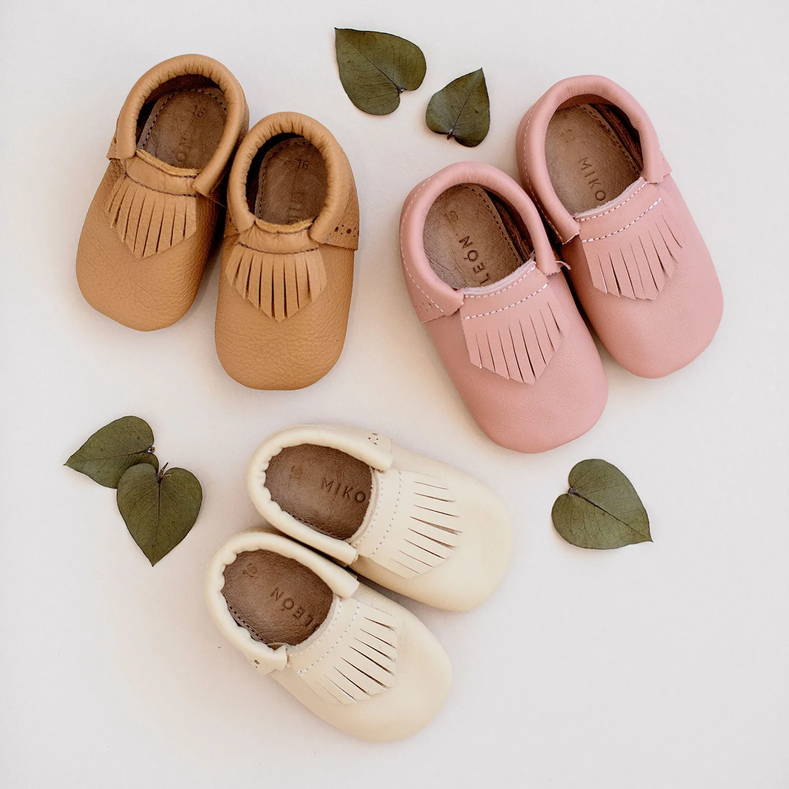 WMK221656 - Baby Moccasins Butter [Baby Leather Shoes]