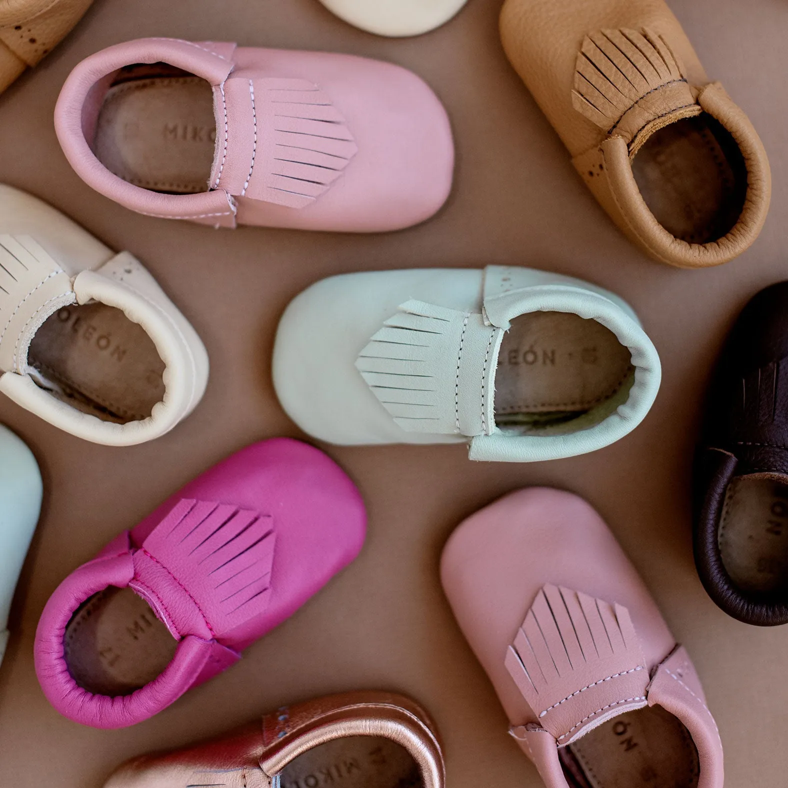WMK221656 - Baby Moccasins Butter [Baby Leather Shoes]
