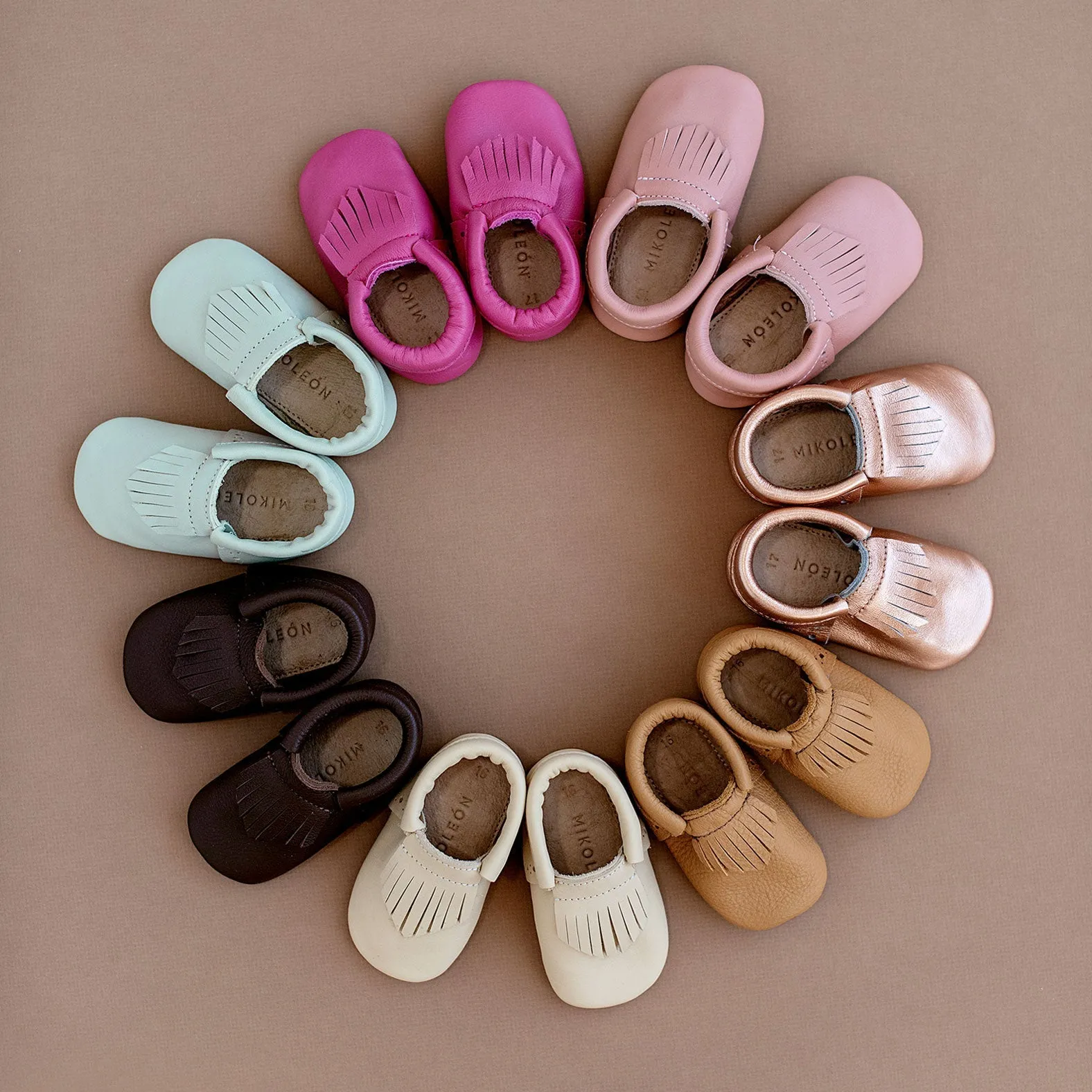 WMK221656 - Baby Moccasins Butter [Baby Leather Shoes]