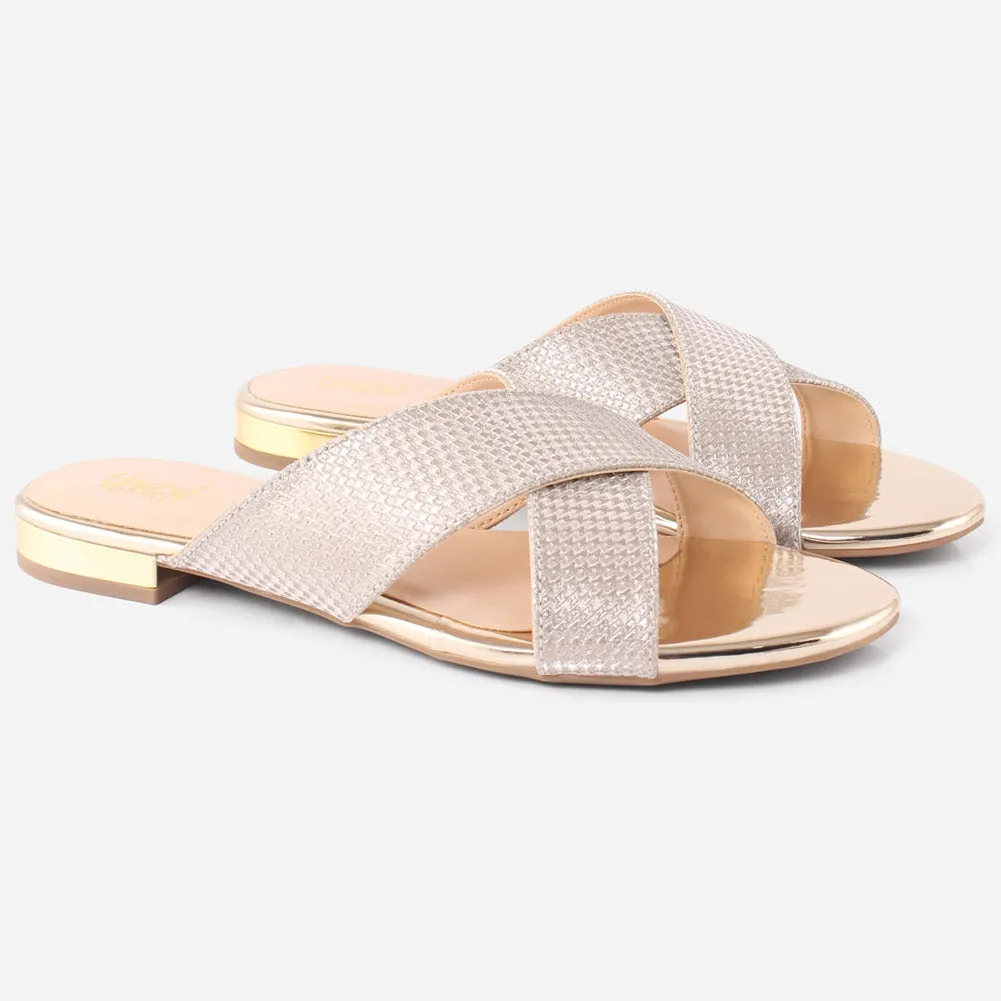 Women "MINNIE" Flat Slippers