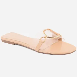 Women "SOFIA" Transparent Upper Slippers