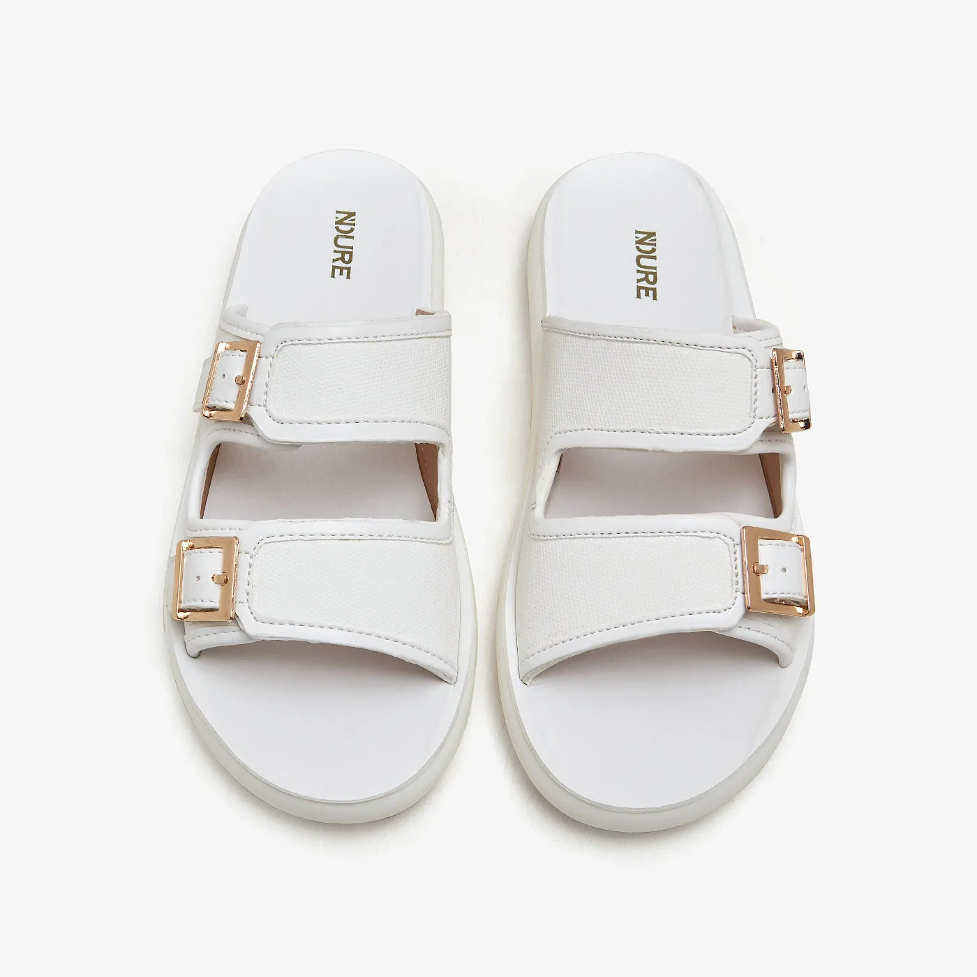 Women’s Comfy Buckle Slides