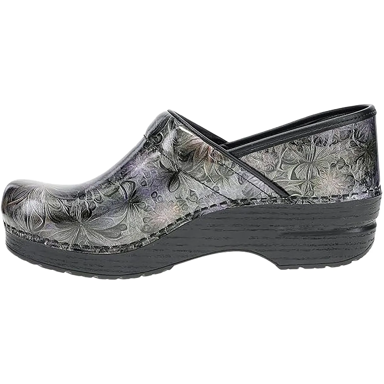 Women's Dansko Professional Etched Floral Patent Leather