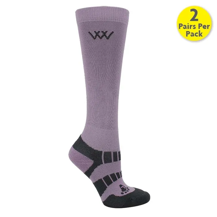 Woof Wear Young Rider Lilac Pro Sock