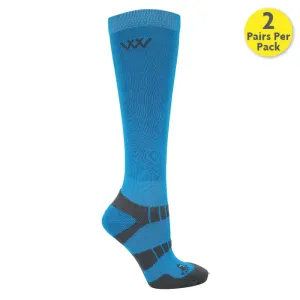 Woof Wear Young Rider Turquoise Pro Sock