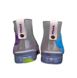 Woog Boot Silver Flowers