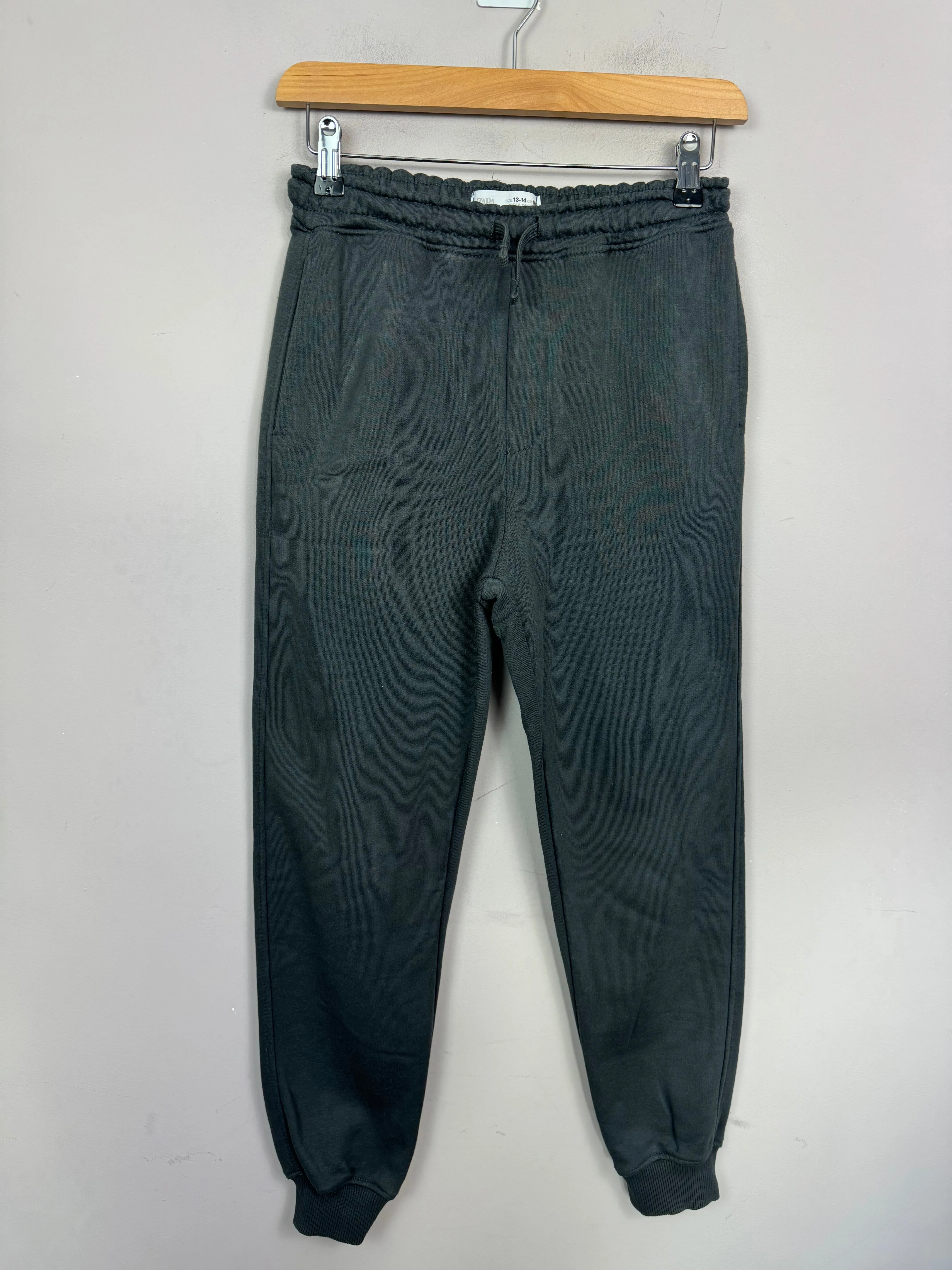 Zara black joggers 13-14y
