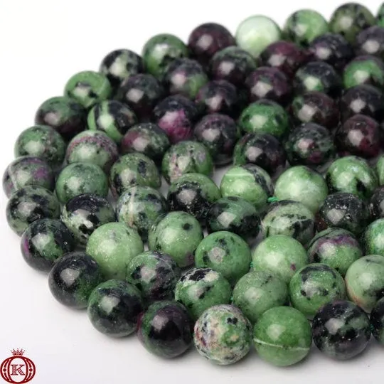 Zoisite Beads Smooth Round