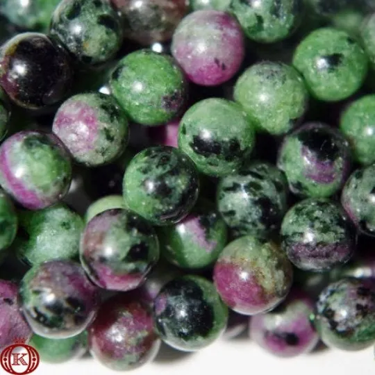 Zoisite Beads Smooth Round