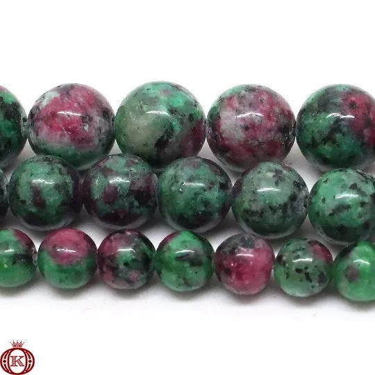 Zoisite Beads Smooth Round
