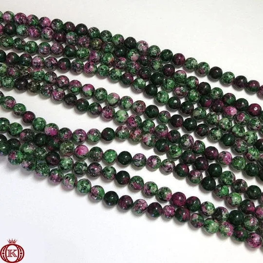 Zoisite Beads Smooth Round