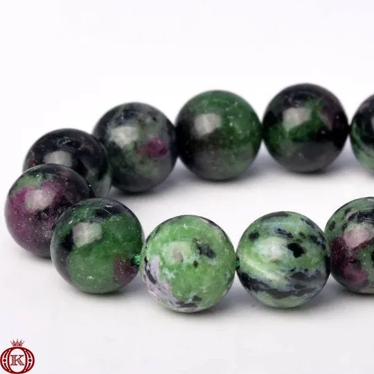 Zoisite Beads Smooth Round