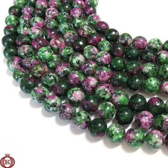 Zoisite Beads Smooth Round
