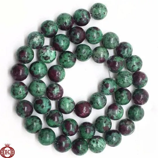 Zoisite Beads Smooth Round