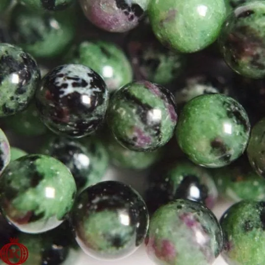 Zoisite Beads Smooth Round